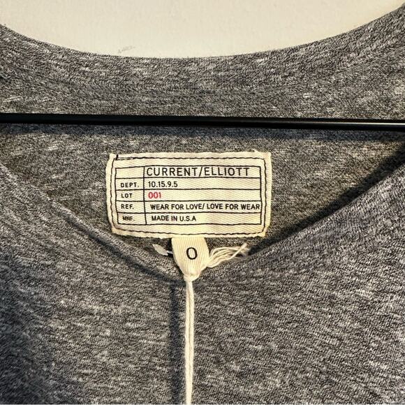 NWT Current/Elliott Gray Short Sleeve Mini Dress Medium - Picture 13 of 13